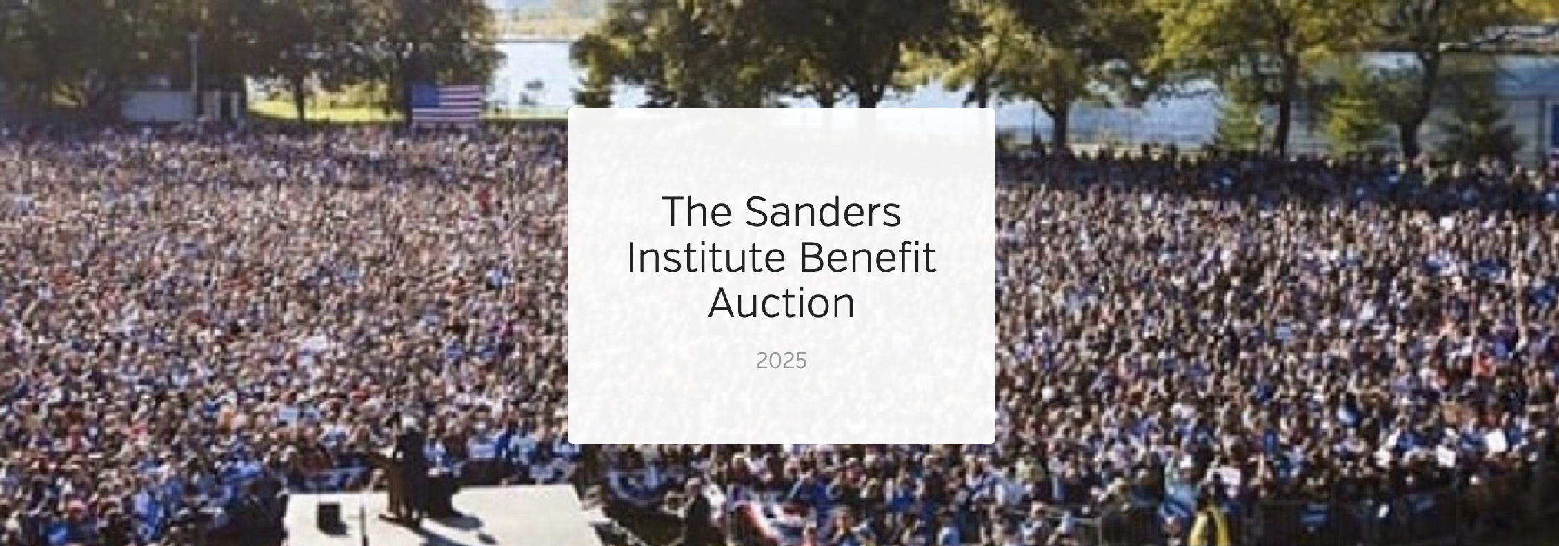 The Sanders Institute Benefit Auction
